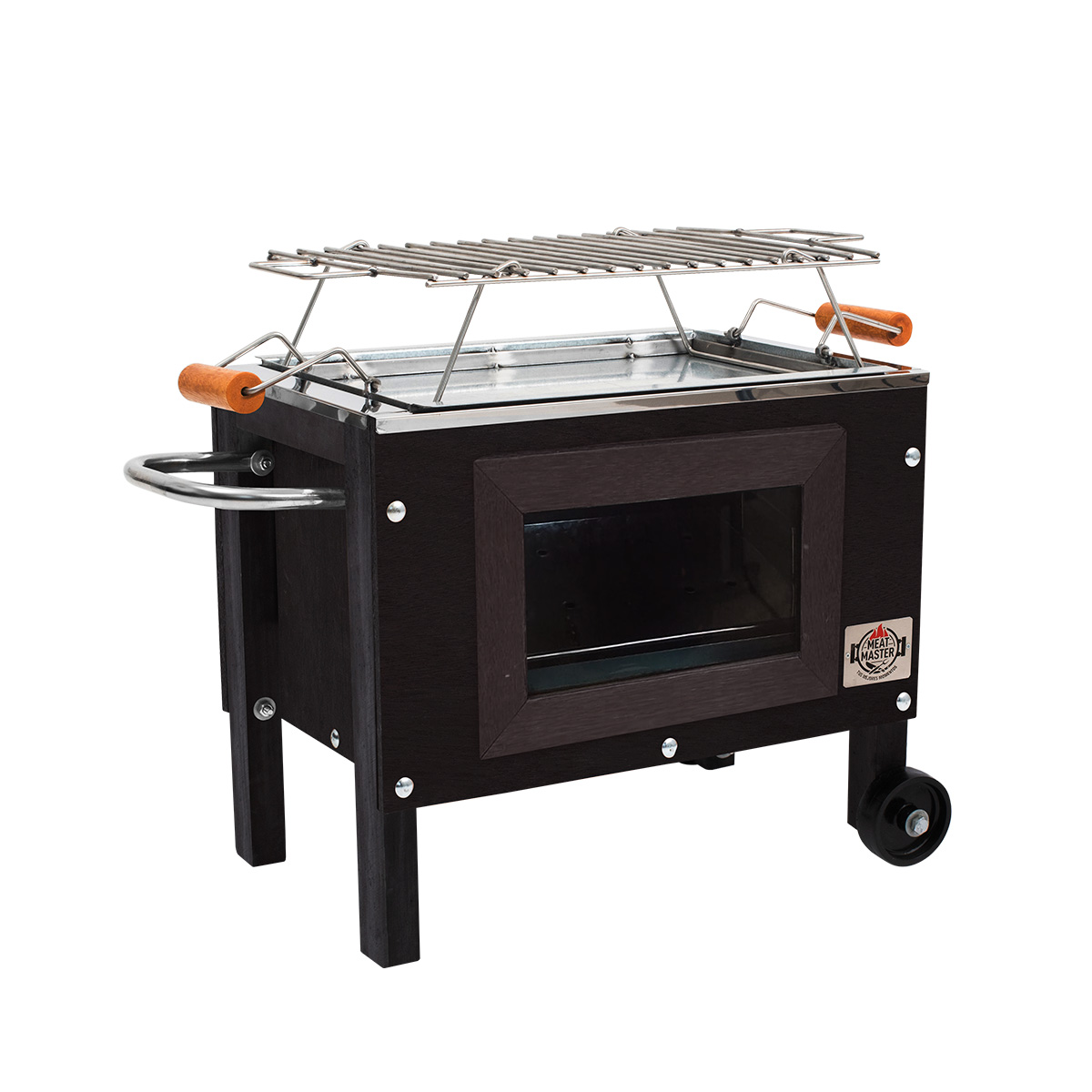 CAJA CHINA MASTER JUNIOR - MEAT MASTER + PARRILLA DE ANGULOS LEVADIZA GALV