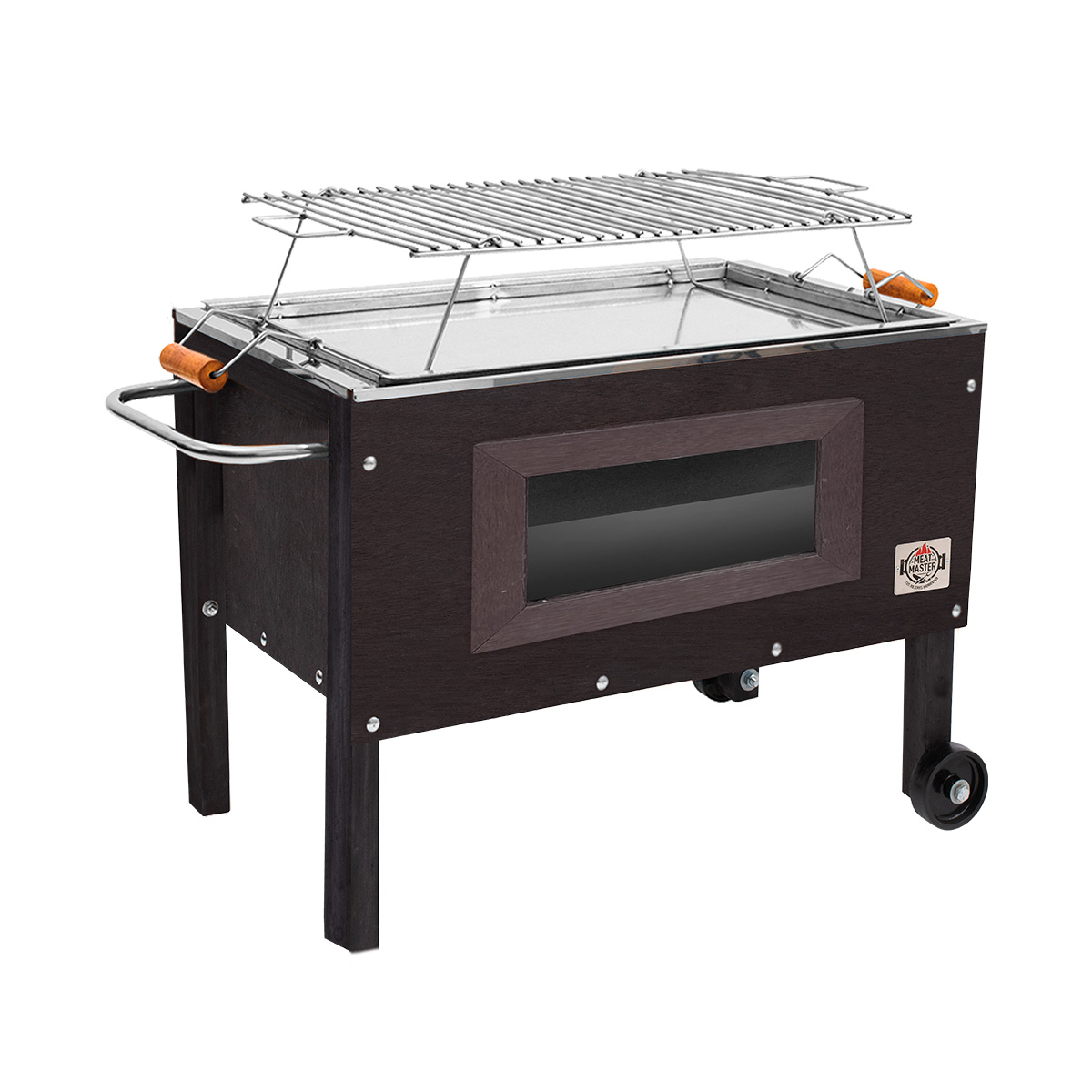 CAJA CHINA MASTER JUNIOR - MEAT MASTER + PARRILLA DE ANGULOS LEVADIZA GALV