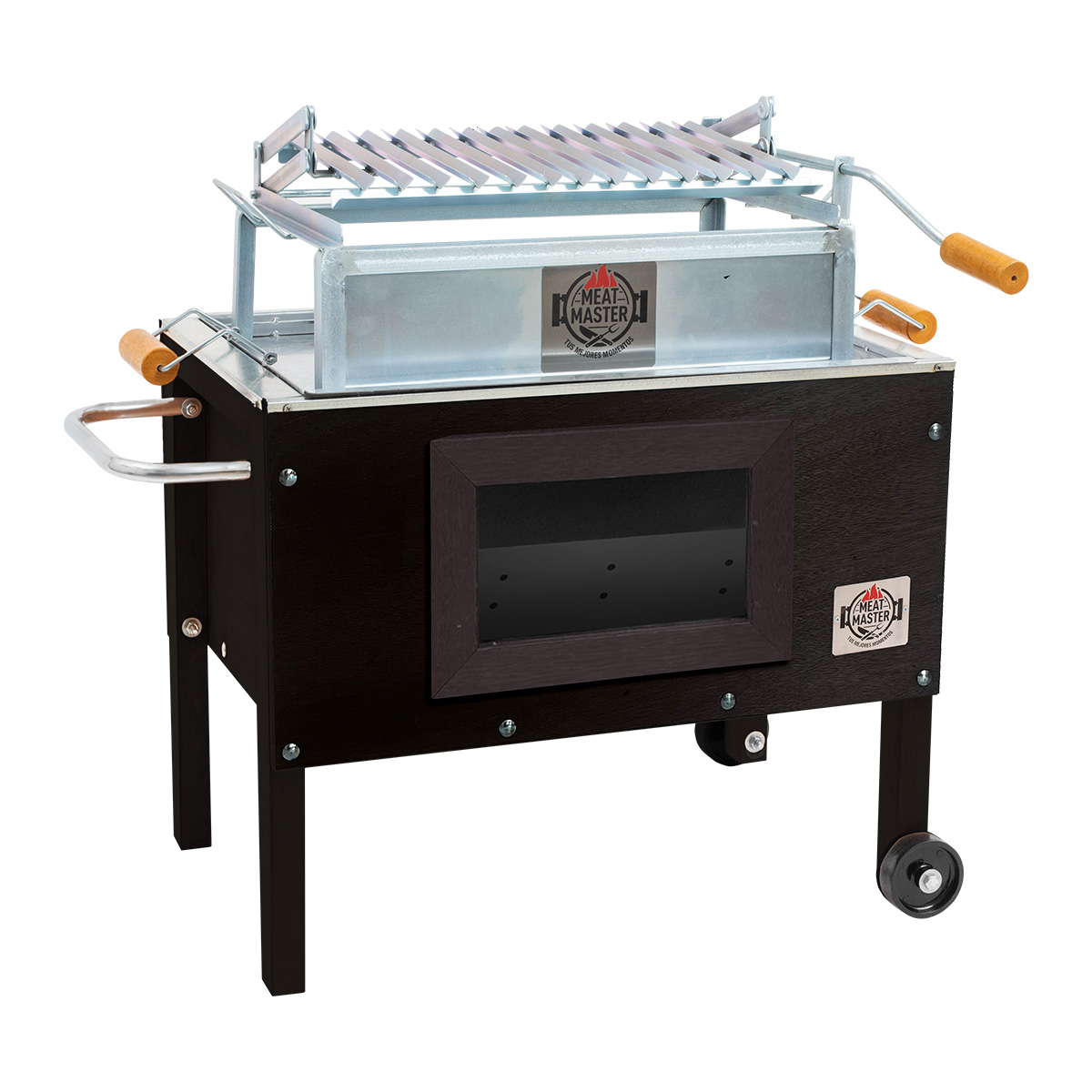 CAJA CHINA MASTER JUNIOR - MEAT MASTER + PARRILLA DE ANGULOS LEVADIZA GALV